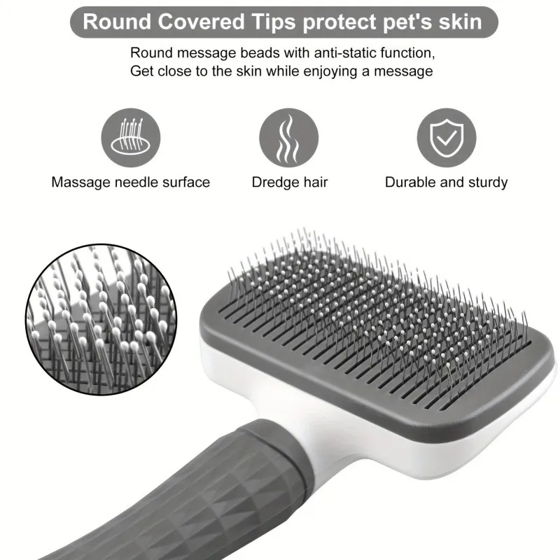 2-in-1 Pet Grooming Brush