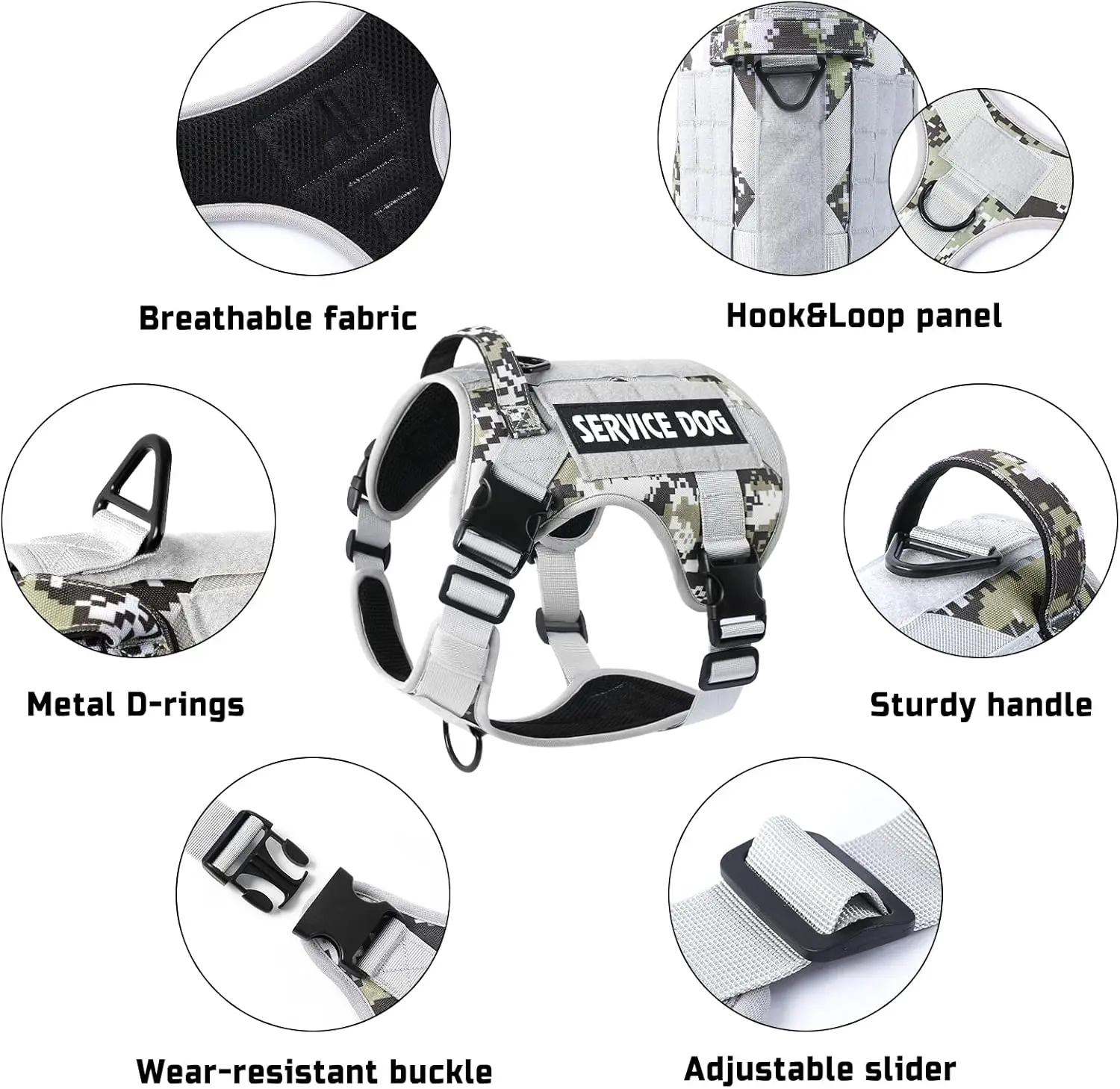 Nylon Reflective Pet Dog Harness - Image 6